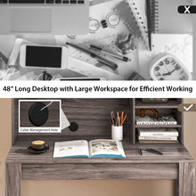 Computer Desk with Bookshelf - product view 7