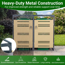 52"x32"x46" Outdoor Trash Can Storage - product view 6
