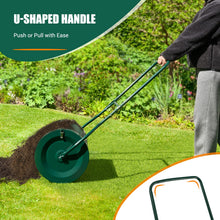 27" Compost Spreader, Peat Moss Spreader, Heavy Duty Metal Mesh Lawn Roller - product view 6