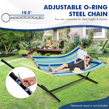 10.5 FT Hammock, Quilted 2 Person Hammock w/Detachable Pillow, 495LBS Capacity - product view 6