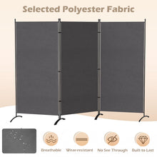 3 Panel Room Divider, 6FT Folding Privacy Screen - product view 6