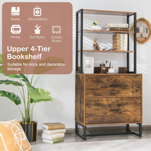 Lateral File Cabinet with 2 Drawers with Lock - product view 5