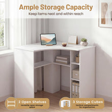 Triangle Computer Desk with Charging Station - product view 6
