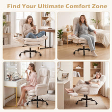 Criss Cross Legged Reclining Desk Chair with 5-Level Adjustable Armrests - product view 7