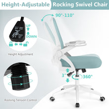 Ergonomic Desk Chair with Flip-up Arms & Lumbar Support - product view 7