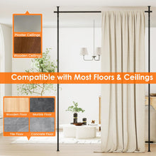 Room Divider Curtain Rod Adjustable 4-10 ft Height & 28-72 in Width - product view 7
