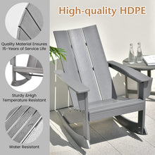 Outdoor Rocking Chairs for Porch - Waterproof HDPE Adirondack Rocker, 330lbs Weight Capacity - product view 7