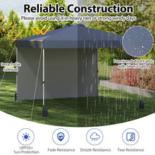 10 x 10 Pop Up Canopy with 1 Sidewall and Wheeled Bag - product view 7