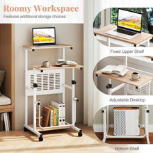 Small Standing Desk for School Lecture Home Office - product view 7