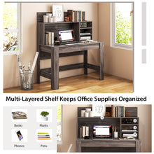 Computer Desk with Bookshelf - product view 8