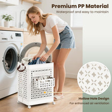75L Collapsible Laundry Basket with Wheels - product view 8