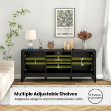 TV Stand for TVs up to 65”, Entertainment Center with 3-Position Adjustable Shelves - product view 8
