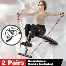 7 in 1 Sit up Bench, Foldable Workout Bench w/4 Position Adjustable Height - product view 8