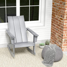 Outdoor Rocking Chairs for Porch - Waterproof HDPE Adirondack Rocker, 330lbs Weight Capacity - product view 8