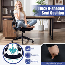 Gianetx Ergonomic Office Chair w/Breathable Butterfly Back & Integrated Armrests (1/2) - product view 8