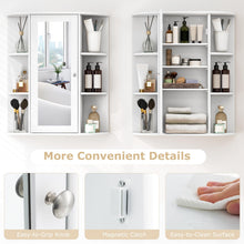 Medicine Cabinet, Bathroom Wall Cabinet with Mirror - product view 8