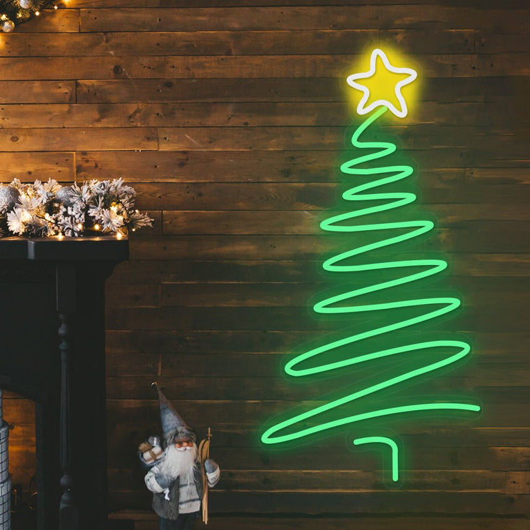 Ins LED Light Strip Luminous Line Christmas Tree Neon Signs Lights - product view 1