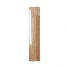 Japanese Wall Light for Bedside Aluminum Wood LED Lamp - product view 8