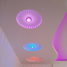 Modern Sunburst Ceiling Fixture Embedded LED Metal Light - product view 4