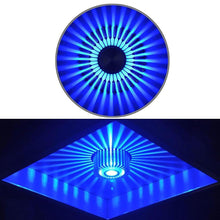 Modern Sunburst Ceiling Fixture Embedded LED Metal Light - product view 8
