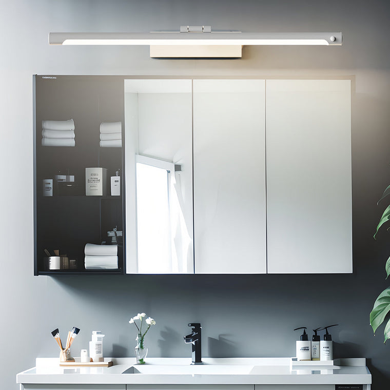 Modern Bathroom Vanity Light Minimalist White Acrylic Linear Light - product view 1