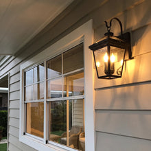 2 PCS Outdoor Wall Sconce Light Three-Light Stainless Steel Lantern - product view 3