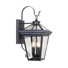 2 PCS Outdoor Wall Sconce Light Three-Light Stainless Steel Lantern