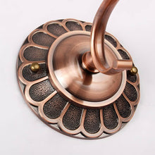 Retro Cylinder LED Bathroom Vanity Light with Flower Accents in Bronze Finish - product view 6