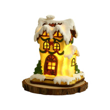 2 PCS LED Lights for Christmas Houses Resin Glowing House Two-Pack - product view 8