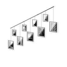 Exhibit Wall Picture Frames, Set of 9 - product view 1