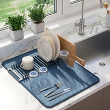 UDry Dish Drying Rack with Mat - product view 8