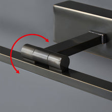 [Open-Box] Modern Copper Adjustable LED Bathroom Vanity Light with Rotatable Rod and Linear Acrylic Shade - product view 5