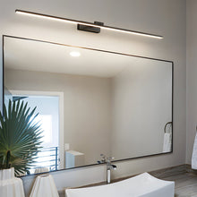 [Open-Box] Modern Copper Adjustable LED Bathroom Vanity Light with Rotatable Rod and Linear Acrylic Shade - product view 3