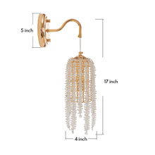 Wall Lights with Crystals Glam Gold Finish Luxury Lamp - product view 8