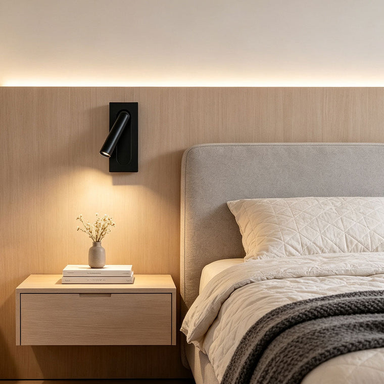 Wall Mount Spot Lights Recessed Rotatable Bedside Reading Lamp - product view 1