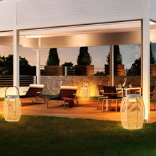Woven Rattan Lanterns Portable LED Waterproof Solar Outdoor Light - product view 4